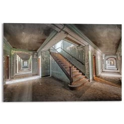 Plexiglasschilderij Verlaten Ziekenhuis 80x120 Cm Bont