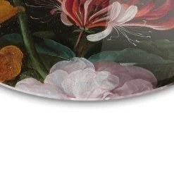 Plexiglasschilderij De Heem Stilleven Met Bloemen Ø 50 Cm Bont -Home Decoration Store 1000038159 0103