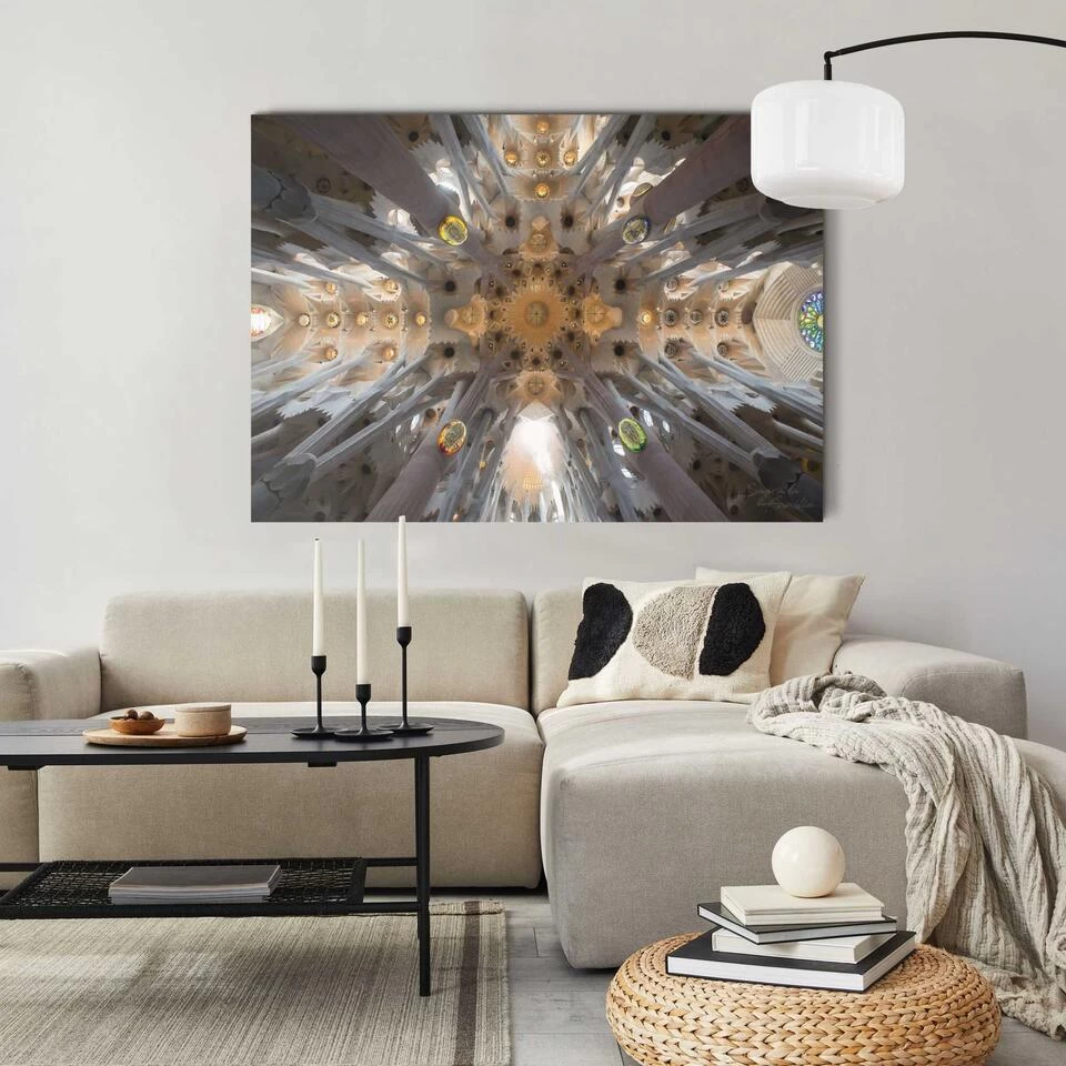 Plexiglasschilderij Sagrada Familia 100x140 Cm Bont 2 Plexiglasschilderij Sagrada Familia 100x140 Cm Bont - Afbeelding 2