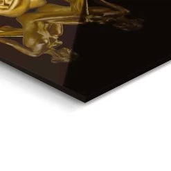 Plexiglasschilderij Vrouwen In Goud 100x140 Cm Zwart -Home Decoration Store 1000038185 0103