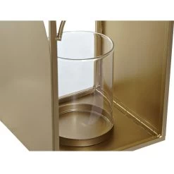Items Lantaarn - Goudkleurig - Metaal - Glas - 45 Cm -Home Decoration Store 1000042821 0102