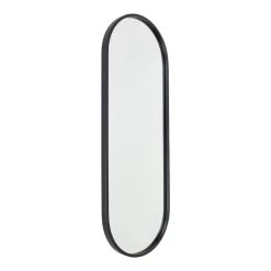 Fragix Boston Spiegel Ovaal - Zwart - 80x30 -Home Decoration Store 1000046425 0103