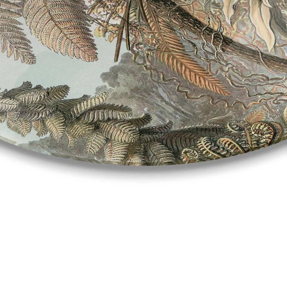 Plexiglasschilderij Palmboom Ø 70 Cm Groen 4 Plexiglasschilderij Palmboom Ø 70 Cm Groen - Afbeelding 4