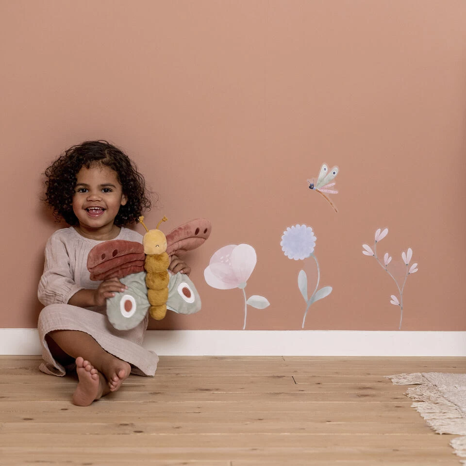 Little Dutch - Luxe Muurstickers - Flowers & Butterflies - 2x 42x30cm 4 Little Dutch - Luxe Muurstickers - Flowers & Butterflies - 2x 42x30cm - Afbeelding 4