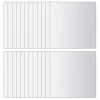 VidaXL 48 St Spiegeltegels Vierkant Glas