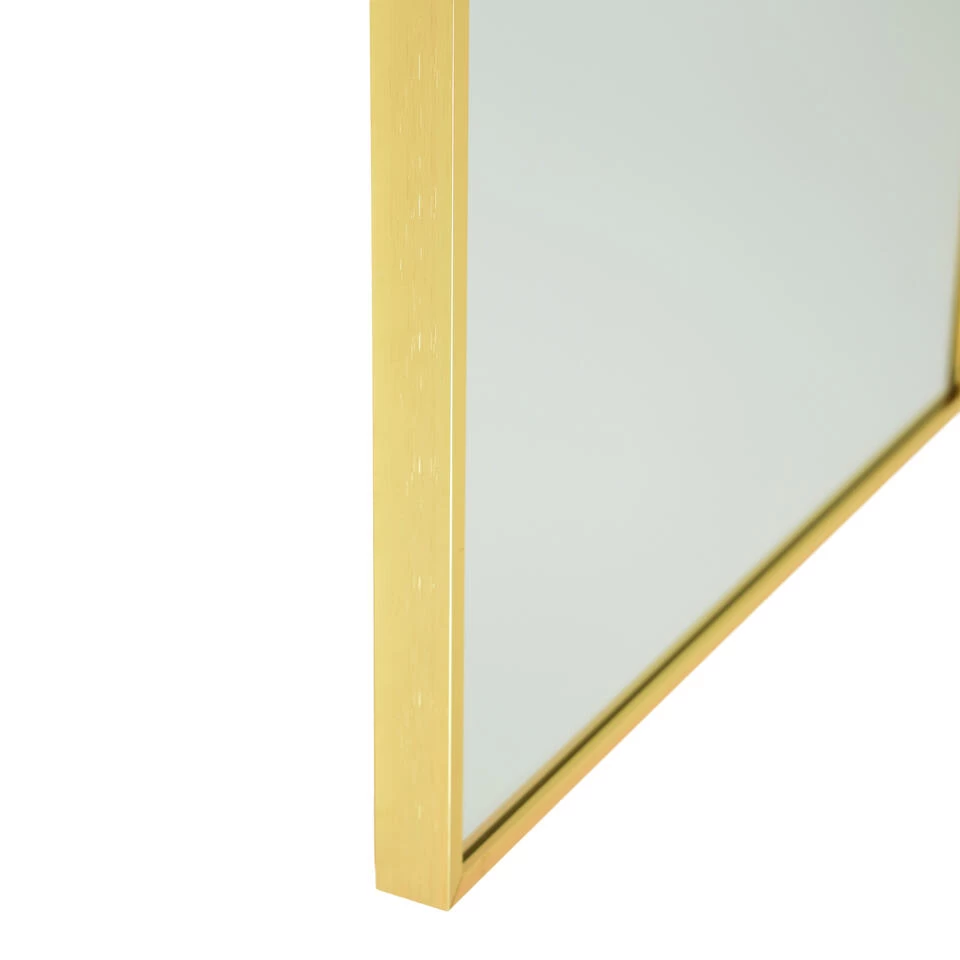 Fragix York Passpiegel - Goud - Aluminium - 150x40 4 Fragix York Passpiegel - Goud - Aluminium - 150x40 - Afbeelding 4
