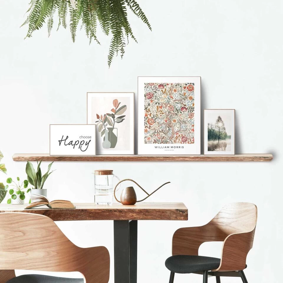 Set Poster Met Lijst - Happy Botanics 2 Set Poster Met Lijst - Happy Botanics - Afbeelding 2