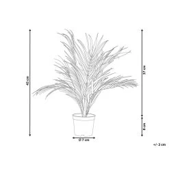 Beliani Kunstplant ARECA PALM - Groen Synthetisch Materiaal -Home Decoration Store 1000055349 0102