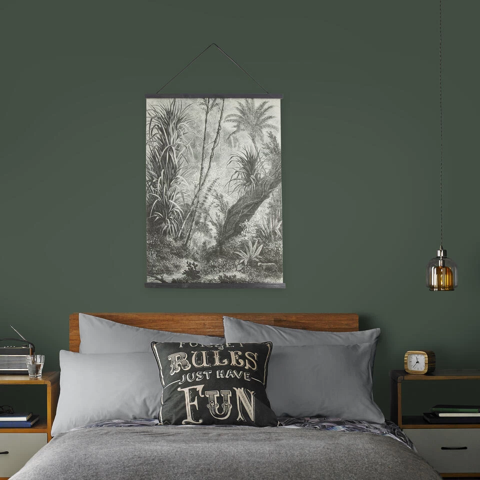 Art For The Home - Textielposter - Jungle Amazone - 80x60cm 3 Art For The Home - Textielposter - Jungle Amazone - 80x60cm - Afbeelding 3