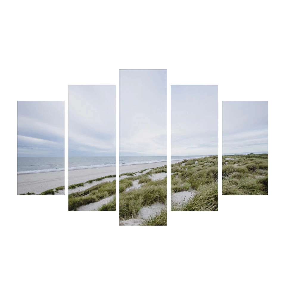 Art For The Home - Canvas Set Van 5 - Beach View - 100x150cm 1 Art For The Home - Canvas Set Van 5 - Beach View - 100x150cm