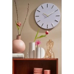 Mica Decorations Brixen Wandklok - Ø35,5 Cm - Lila -Home Decoration Store 1000057281 0102