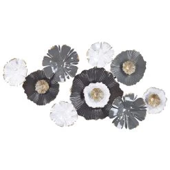 Beliani Wanddecoratie POTASSIUM - Grijs Ijzer