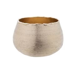 Cosy @ Home Waxinelichthouder - Goudkleurig - Aluminium - 10 Cm