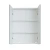 Hioshop Spiegelkast Line/SkinBD Mdf - 2 Deurs - Wit