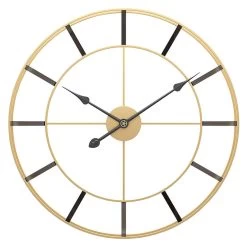 LW Collection Wandklok XL Isla Goud 80cm