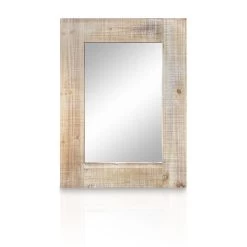 LW Collection Wandspiegel Bruin Vintage Rechthoek 60x80 Cm Hout