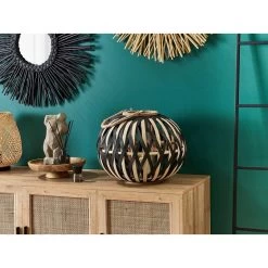 Beliani Lantaarn BESAH - Natuurlijk Bamboehout -Home Decoration Store 1000064792 0103