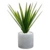 Atmosphera Aloe Vera Kunstplant - In Keramische Pot - 47 Cm