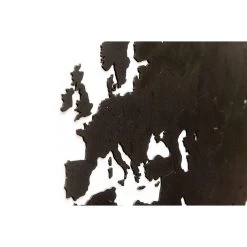 MiMi Innovations Luxe Houten Wereldkaart - Muurdecoratie - 180x108 Cm - Zwart -Home Decoration Store 1000066972 0103