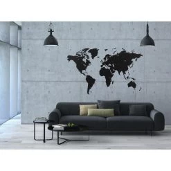 MiMi Innovations Luxe Houten Wereldkaart -True Puzzel - 150x90 Cm - Zwart -Home Decoration Store 1000066975 0102