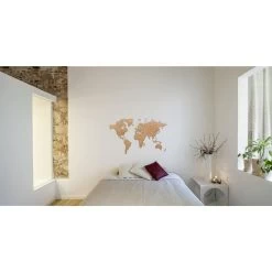 MiMi Innovations Luxe Houten Wereldkaart - True Puzzel - 150x90 Cm - Bruin -Home Decoration Store 1000066990 0103