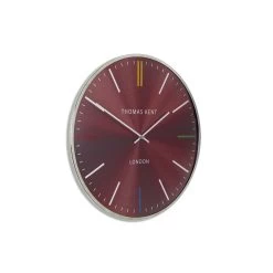 Giga Meubel Wandklok Ø65cm Oyster - Rood & Zilver -Home Decoration Store 1000068450 0102