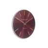 Giga Meubel Wandklok Ø65cm Oyster - Rood & Zilver