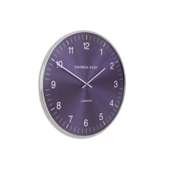 Giga Meubel Wandklok Ø65cm Oyster - Paars & Zilver -Home Decoration Store 1000068452 0102