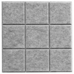 QUVIO Vilten Memobord Vierkant - Grijs -Home Decoration Store 1000071628 0102