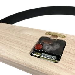 QUVIO Minimalistische Klok Bruin En Zwart -Home Decoration Store 1000071645 0103