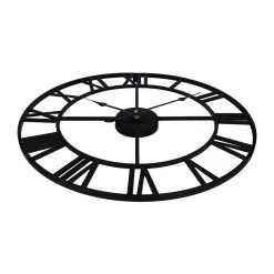 QUVIO Klassieke Wandklok Zwart -Home Decoration Store 1000071646 0102