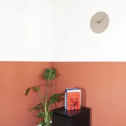 QUVIO Wandklok Hout - Grijs -Home Decoration Store 1000071648 0102