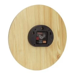 QUVIO Wandklok - Lichthout 7 QUVIO Wandklok - Lichthout -Home Decoration Store 1000071650 0103