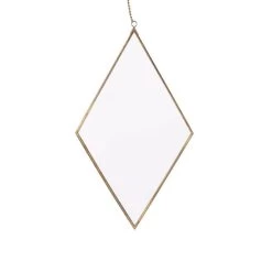 QUVIO Spiegel Ruitvorm Smal - Goud