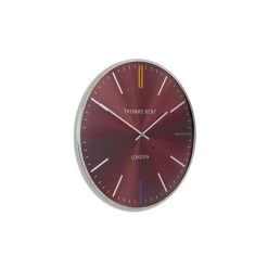 Giga Meubel Wandklok Ø40cm Oyster - Rood & Zilver - Metaal 5 Giga Meubel Wandklok Ø40cm Oyster - Rood & Zilver - Metaal -Home Decoration Store 1000071986 0102