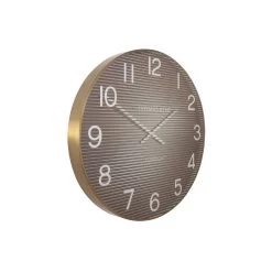 Giga Meubel Wandklok Ø53cm Linear - Oranje & Goud