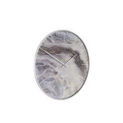 Giga Meubel Wandklok Ø40cm Oyster - Paars & Zilver