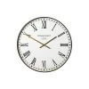 Giga Meubel Wandklok Ø74cm Smith - Wit - Romeinse Cijfers