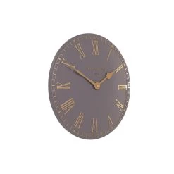 Giga Meubel Wandklok Ø51cm Oxford - Grijs - Metaal - Romeinse Cijfers