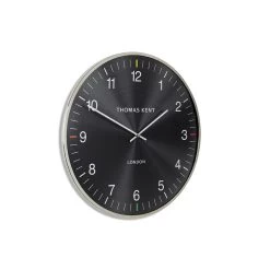 Giga Meubel Wandklok Ø65cm Oyster - Zwart & Zilver -Home Decoration Store 1000072017 0102