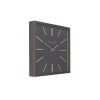 Giga Meubel Wandklok Vierkant 40cm Smithfield - Antraciet & Grijs - MDF