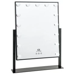 United Entertainment Hollywood Spiegel Met 15 LEDs - Zwart