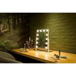 United Entertainment Hollywood Spiegel Met 12 LEDs - Wit -Home Decoration Store 1000072654 0103