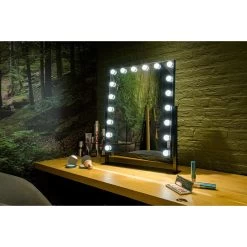 United Entertainment Hollywood Spiegel Met 18 LEDs - Zwart -Home Decoration Store 1000072655 0104
