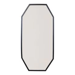 LOFT42 Octa Wandspiegel – Zwart - Metaal – 79x39