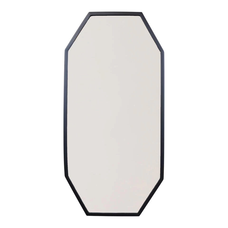 LOFT42 Octa Wandspiegel – Zwart - Metaal – 79x39 1 LOFT42 Octa Wandspiegel – Zwart - Metaal – 79x39