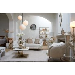 Light & Living - Klok IPERA - 74x6x74 - Brons -Home Decoration Store 1000074046 0102