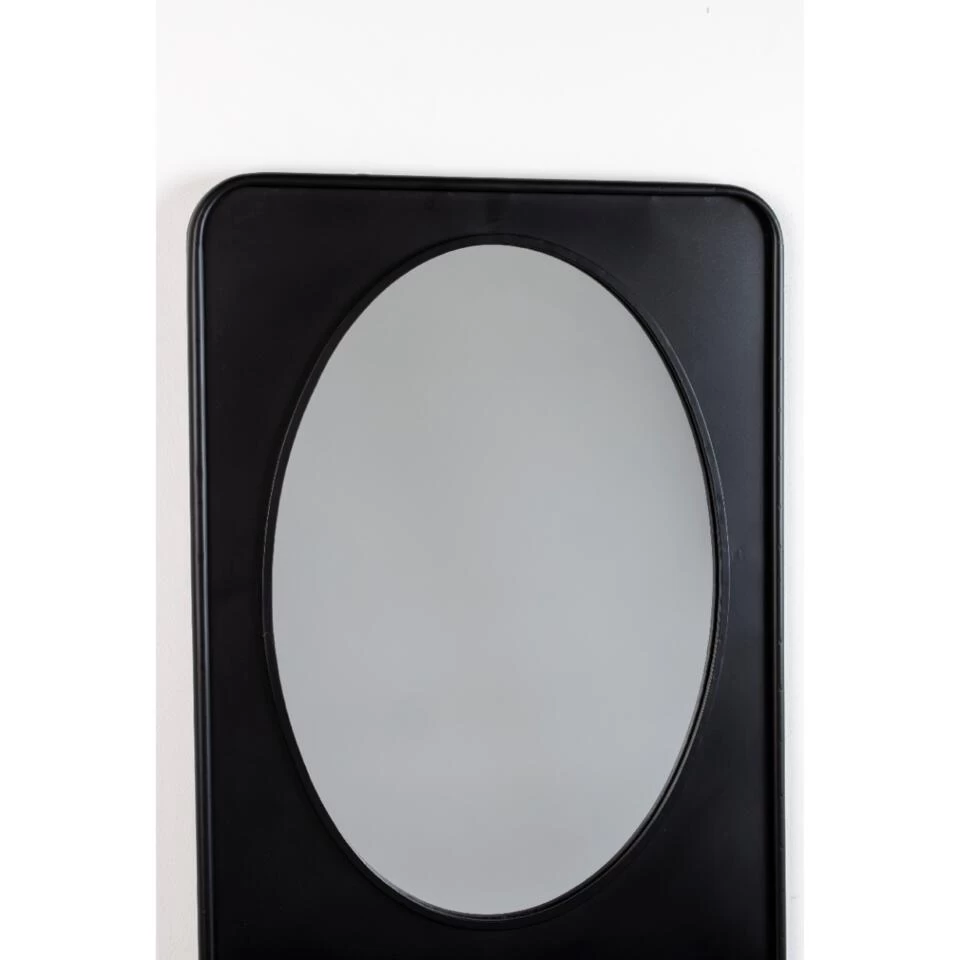 Puur Granön Spiegel L - Glas - Zwart 3 Puur Granön Spiegel L - Glas - Zwart - Afbeelding 3