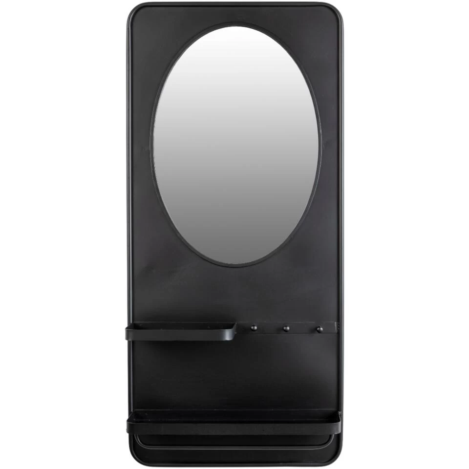 Puur Granön Spiegel L - Glas - Zwart 1 Puur Granön Spiegel L - Glas - Zwart