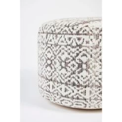 Puur Koviken Poef - Stof - Grijs -Home Decoration Store 1000074163 0102